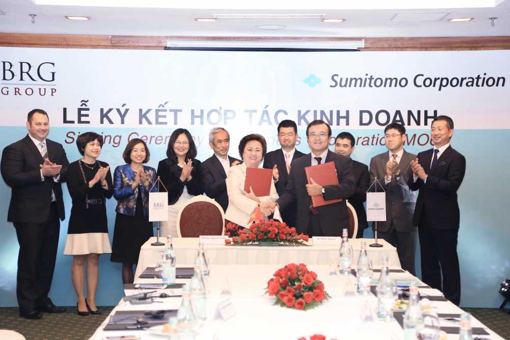Tập đoàn BRG và Tập đoàn Sumitomo ký kết hợp tác kinh doanh, đặt nền tảng cho sự hợp tác phát triển lâu dài và bền vững